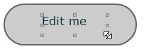 Текст «Edit me» на кнопке